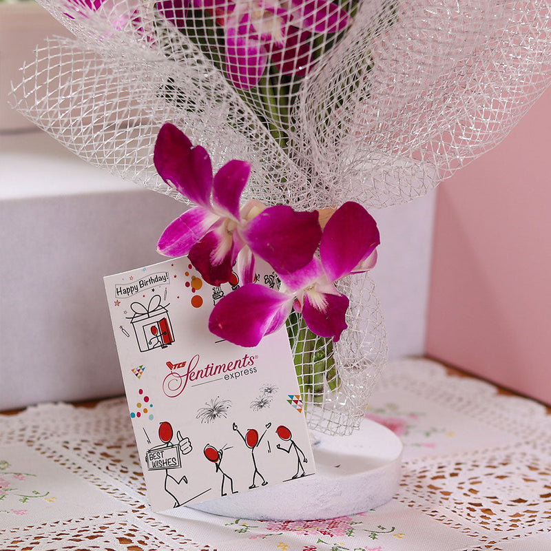 Orchids Bouquet - TCS Sentiments Express