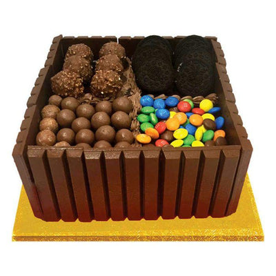 Assorted Chocolates Cake 4LBS By Sacha's - TCS Sentiments Express