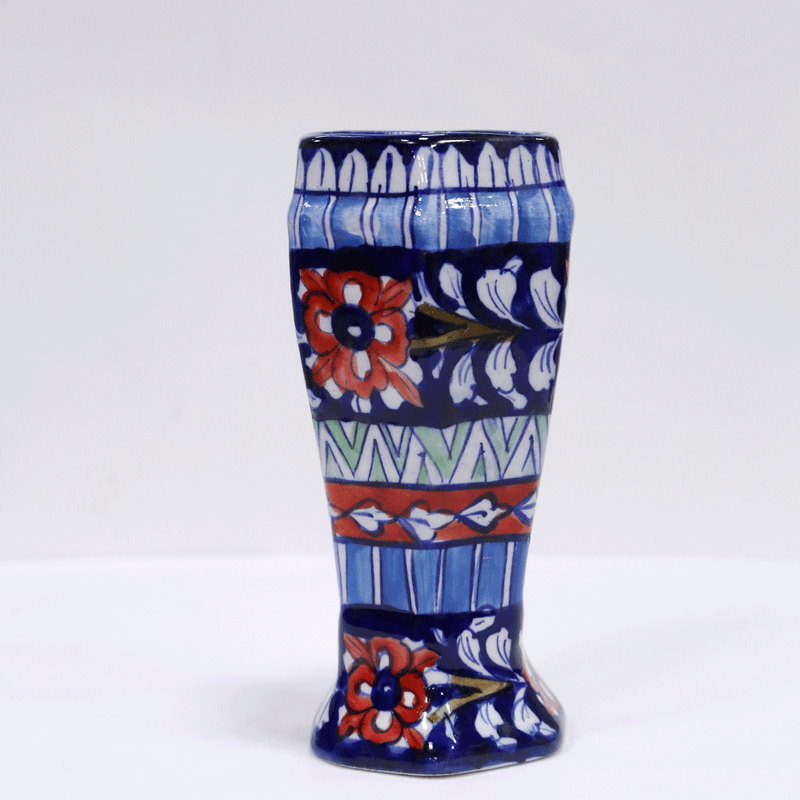 Blue Exquisite Vase - Multani Pottery