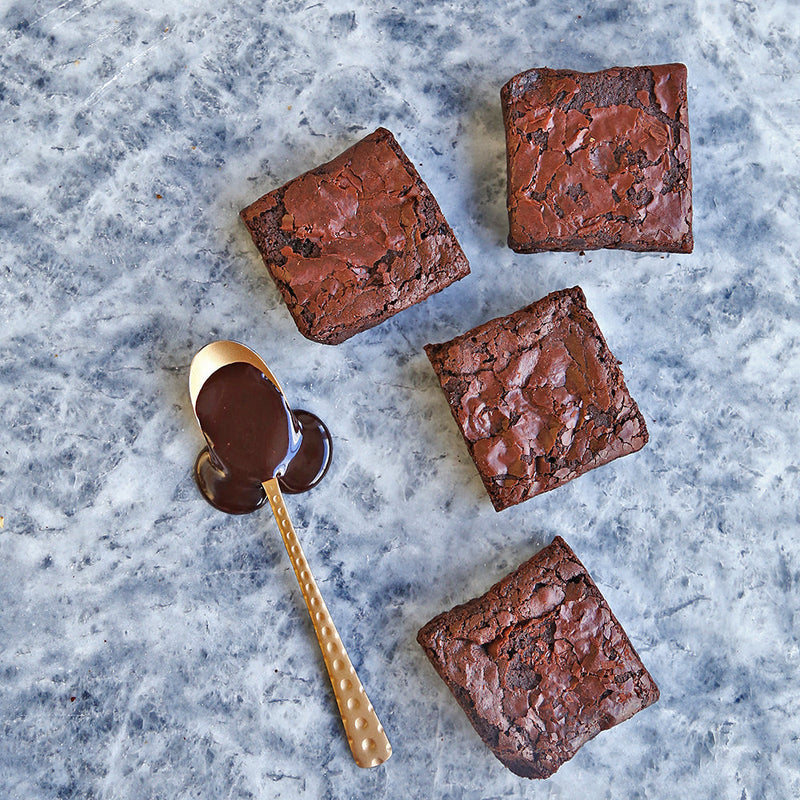 Fudgy Brownies without walnut by Cake Company by Coffee Planet