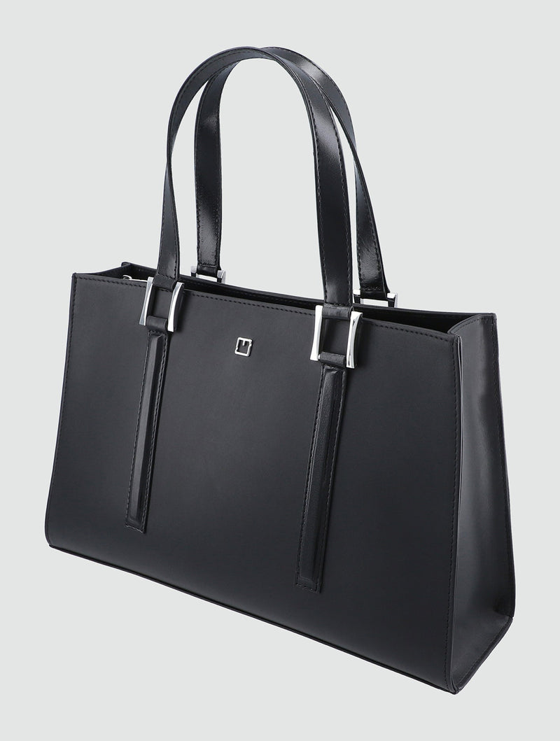Black - Ladies Handbag - 7412-01 by MJafferjees