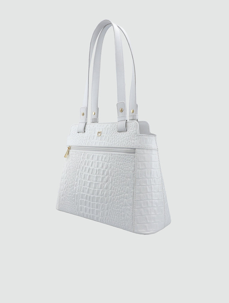 Ladies Handbag  - White by MJafferjees
