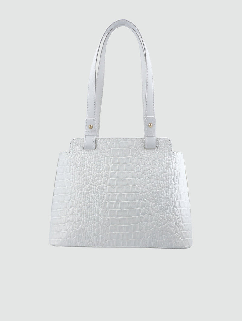 Ladies Handbag  - White by MJafferjees