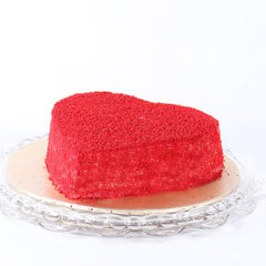 Heart Shaped Red Velvet Cake - 2 lbs