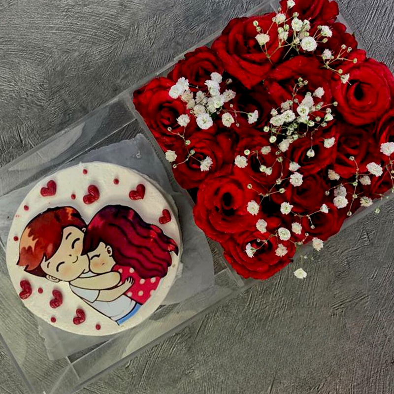 1 BENTO Cake & Flower Surprise by Sacha&