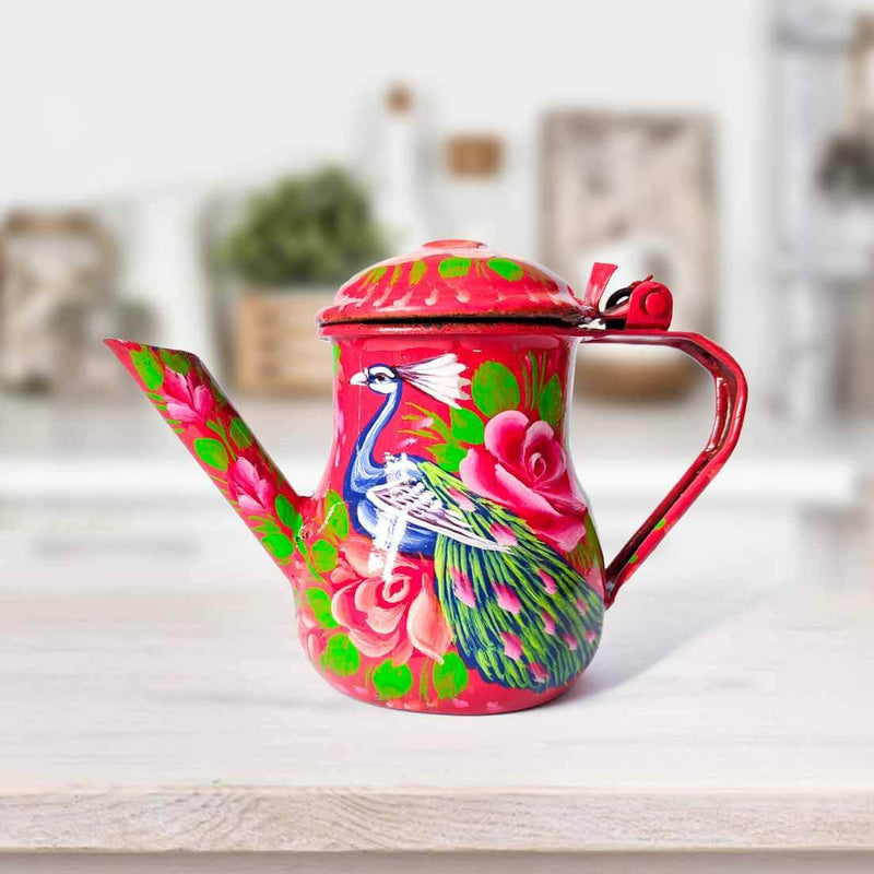 Hand Painted Teapot Red - TCS Sentiments Express
