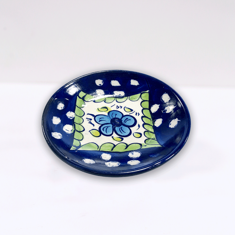 Blue Coaster - Multani Pottery