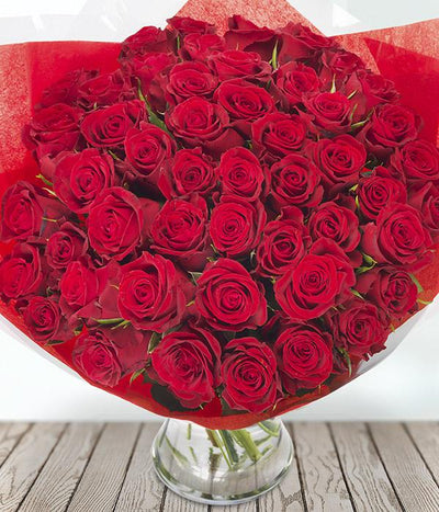 50 Red Roses - TCS Sentiments Express