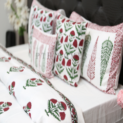 Gul-E-Rana  Block Printed Bed Sheet by PTH Homes