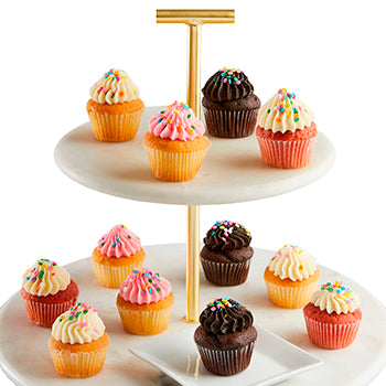 Miniature Birthday Cupcakes