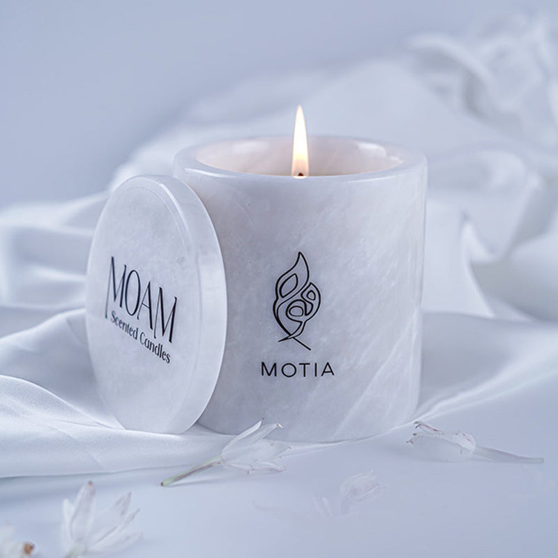 Motia Marble Jar Candle by MOAM