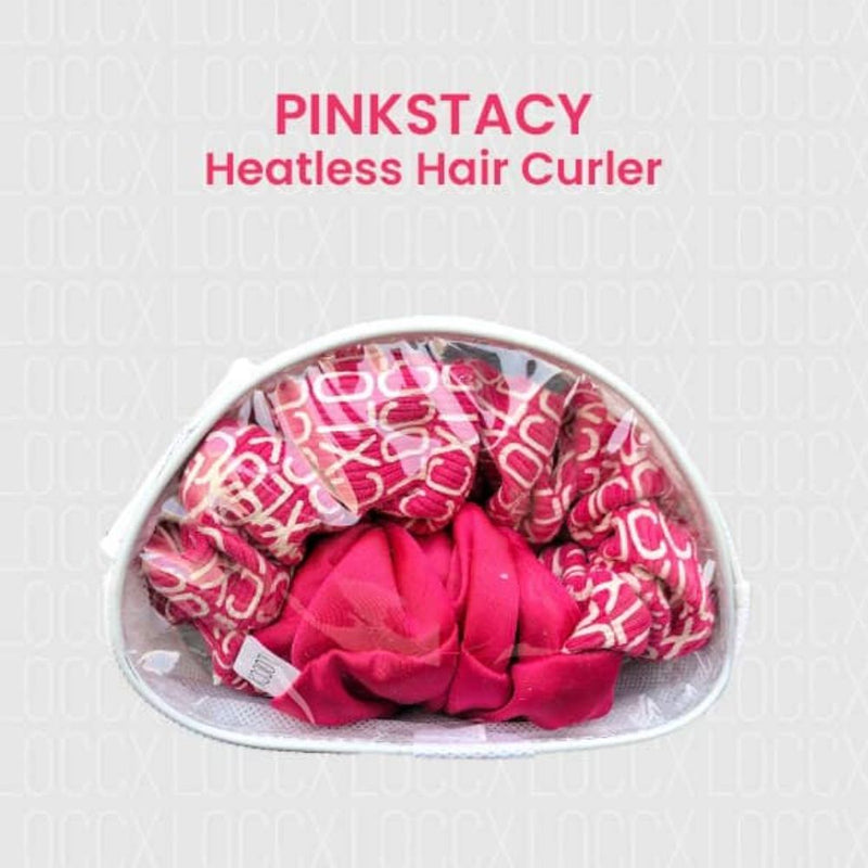 Pinkstacy- Heatless Hair Curling Bun