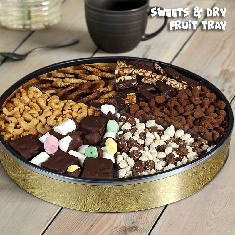 SWEETS AND DRY FRUITS TRAY by Sacha&