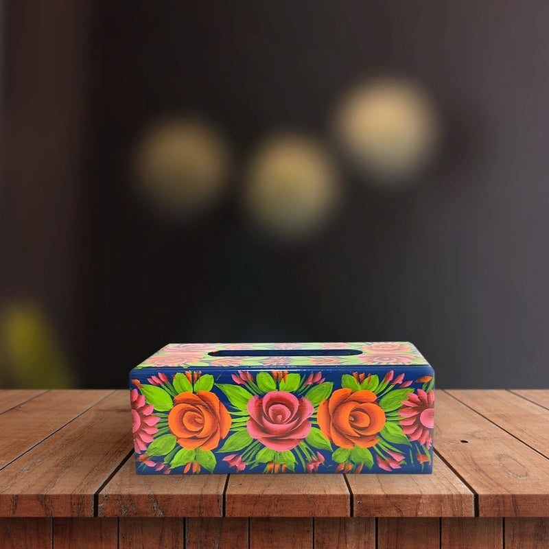 Tissue Box Hand painted by Urban Truck Art