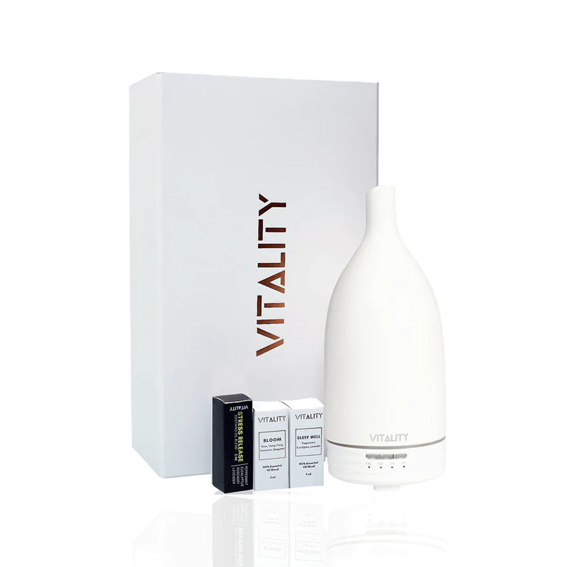 Aromatherapy Essential Oil Diffuser Gift Set by Vitality