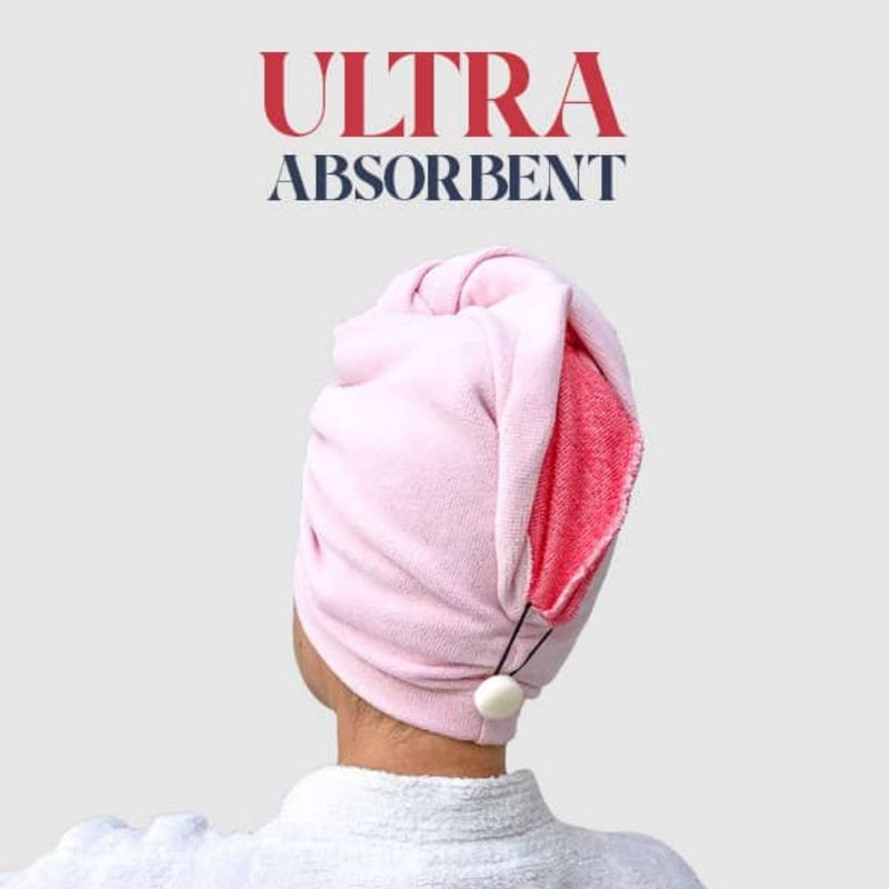 Blossom- Pink Ultra Absorbent Hair Towel